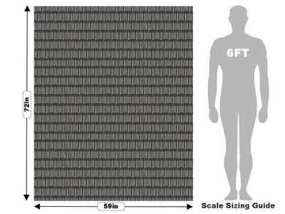 Grey Shake Tile Vehicle Wrap Scale~Rwraps Series 914 Grey Shake Tile Measurements~2