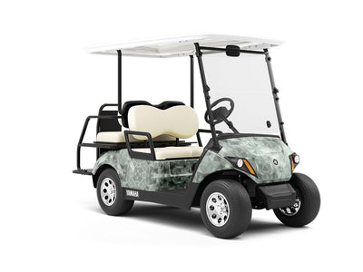 Grey Skies Tile Wrapped Golf Cart