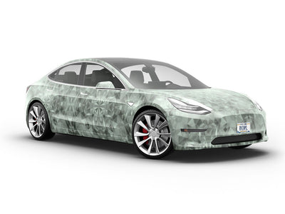 Grey Skies Tile Vehicle Vinyl Wrap