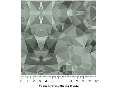 Grey Skies Tile Vinyl Film Pattern Size 12 inch Scale~Rwraps Grey Skies Tile Sizing Chart~3