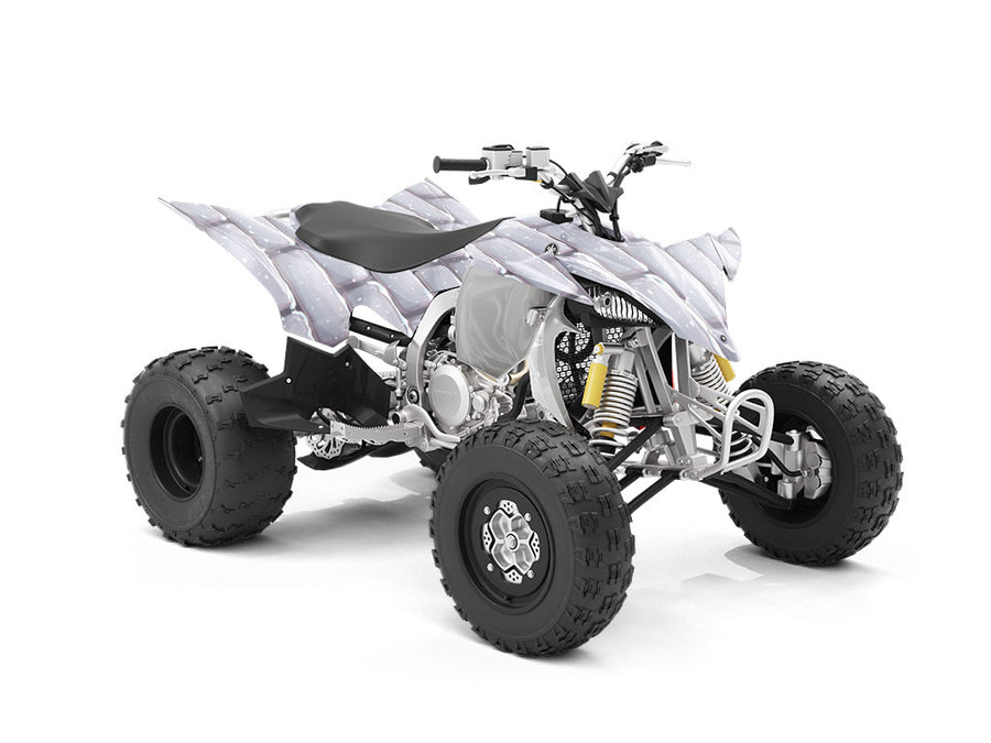 Grey Snow Brick ATV Wrapping Vinyl