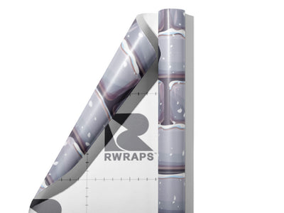 Grey Snow Brick Wrap Film Sheets~Rwraps Series 914 Grey Snow Brick Scrolled Sheet~4