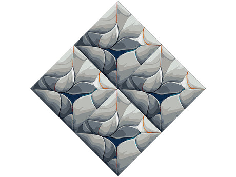 Grey Square Tile Vinyl Wrap Pattern