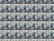 Grey Square Tile Vinyl Wrap Pattern~Rwraps Series 914 Digitally Printed Vinyl Wrap~0