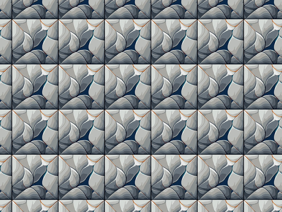 Grey Square Tile Vinyl Wrap Pattern~Rwraps Series 914 Digitally Printed Vinyl Wrap~0