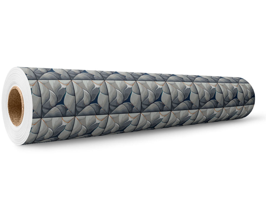 Grey Square Tile Wrap Film Wholesale Roll~Rwraps Series 914 Digitally Printed Vinyl Roll~5
