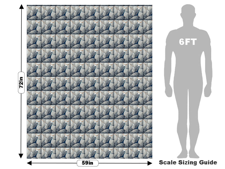 Grey Square Tile Vehicle Wrap Scale~Rwraps Series 914 Grey Square Tile Measurements~2