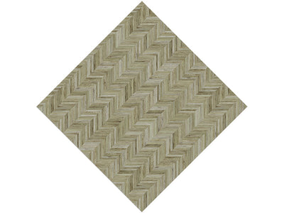 Grey Stain Wooden Parquet Vinyl Wrap Pattern
