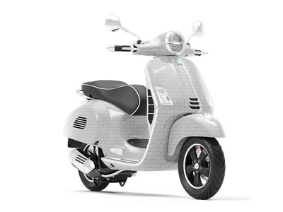 Grey Zigzag Brick Vespa Scooter Wrap Film