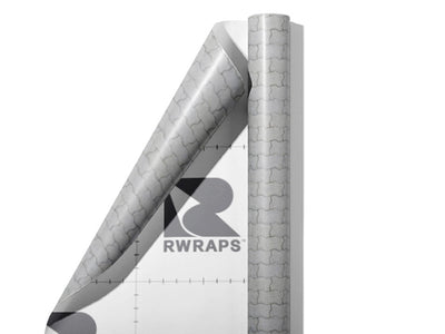 Grey Zigzag Brick Wrap Film Sheets~Rwraps Series 914 Grey Zigzag Brick Scrolled Sheet~4