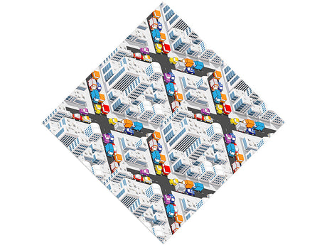 Gridlocked  Cityscape Vinyl Wrap Pattern