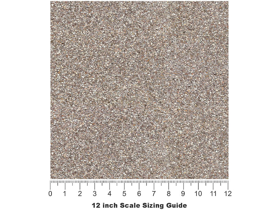 Grigio Antico Granite Vinyl Film Pattern Size 12 inch Scale~Rwraps Grigio Antico Granite Sizing Chart~2