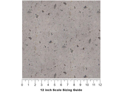 Gris  Adoquin Vinyl Film Pattern Size 12 inch Scale~Rwraps Gris  Adoquin Sizing Chart~2