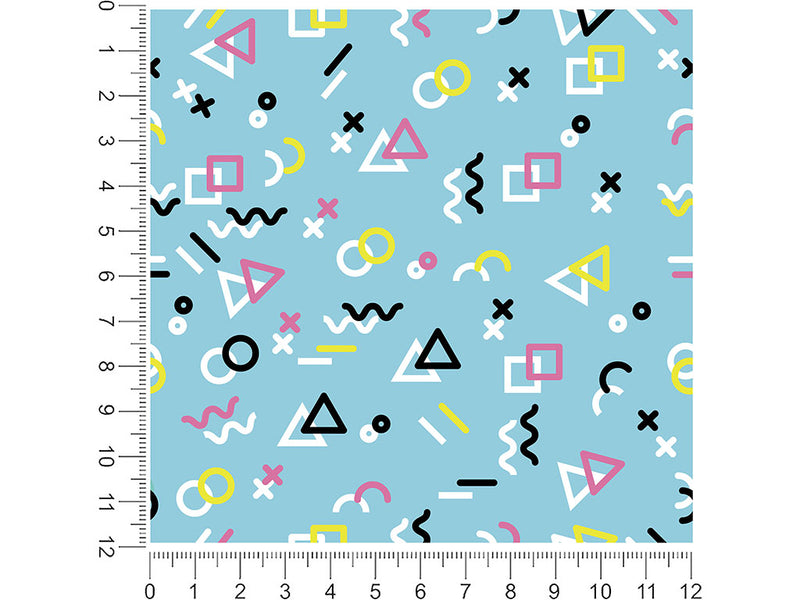 groovy baby abstract geometric 1ft x 1ft Craft Sheets
