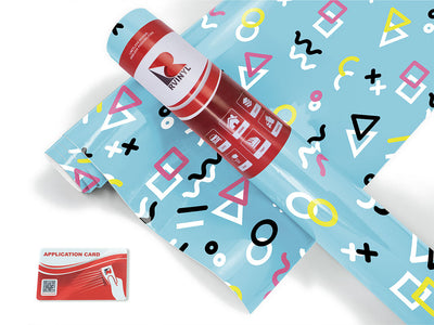 groovy baby abstract geometric Craft Vinyl Roll