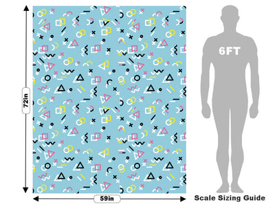 Groovy Baby Abstract Vehicle Wrap Scale~Rwraps Series 914 Groovy Baby Abstract Measurements~1