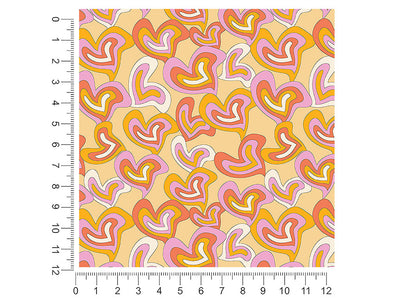 groovy baby heart 1ft x 1ft Craft Sheets
