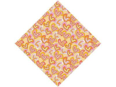 Groovy Baby Heart Vinyl Wrap Pattern
