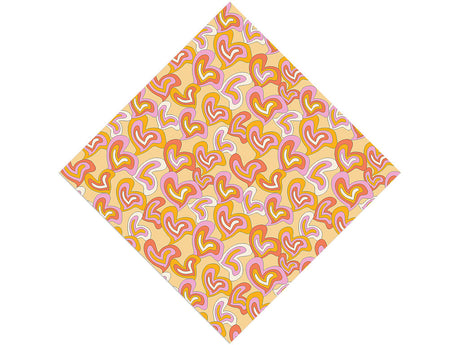 Groovy Baby Heart Vinyl Wrap Pattern