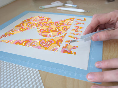 groovy baby heart Easy Weed Craft Vinyl