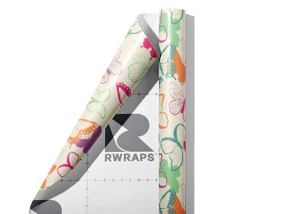 Groovy Vibes Bug Wrap Film Sheets~Rwraps Series 914 Groovy Vibes Bug Scrolled Sheet~3