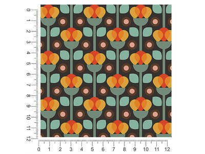 growing love retro 1ft x 1ft Craft Sheets