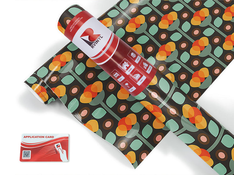 growing love retro Craft Vinyl Roll