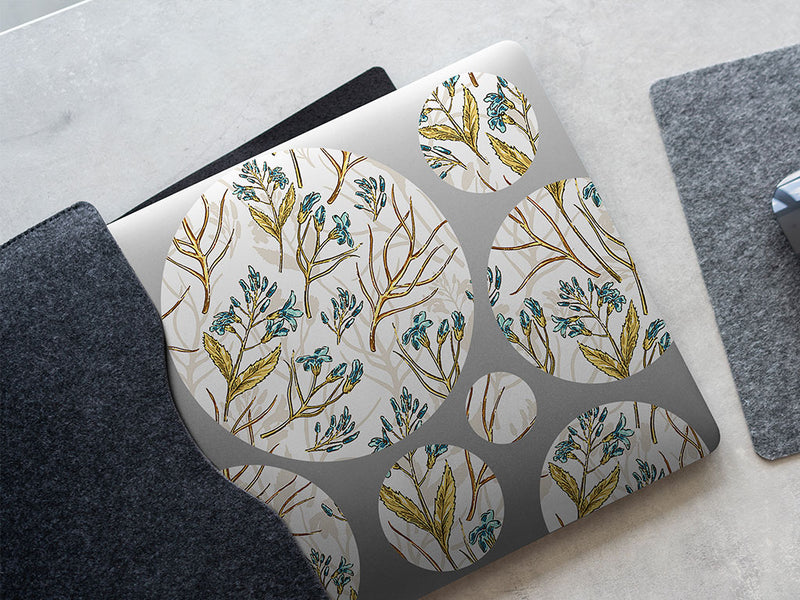 growing memories floral DIY Laptop Stickers