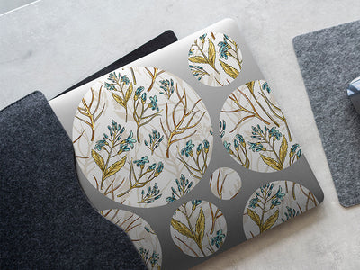 growing memories floral DIY Laptop Stickers