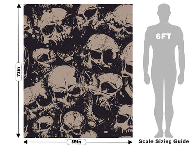 Grunge Death Halloween Vehicle Wrap Scale~Rwraps Series 914 Grunge Death Halloween Measurements~1
