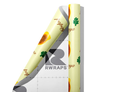 Guinea Gold Fruit Wrap Film Sheets~Rwraps Series 914 Guinea Gold Fruit Scrolled Sheet~3