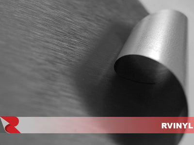 Gunmetal Brushed Aluminum Wrap With Bubble Free Liner