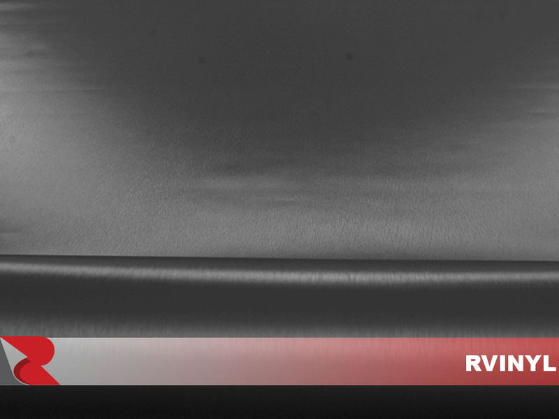 Gunmetal Brushed Aluminum Film With Air Egress