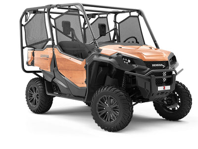 Gunstock  Wood Plank Utility Vehicle Vinyl Wrap