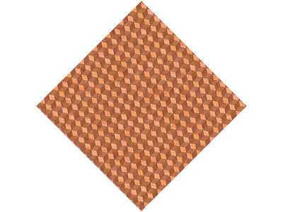 Gunstock Stain Wooden Parquet Vinyl Wrap Pattern