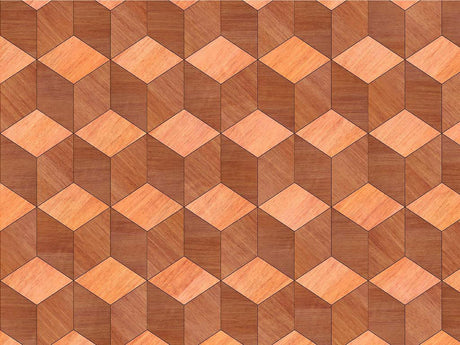 Gunstock Stain Wooden Parquet Vinyl Wrap Pattern~Rwraps Series 914 Digitally Printed Vinyl Wrap~0