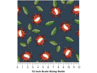 Gustful Gulabatu Fruit Vinyl Film Pattern Size 12 inch Scale~Rwraps Gustful Gulabatu Fruit Sizing Chart~2