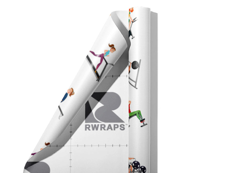 Gym Rats Sport Wrap Film Sheets~Rwraps Series 914 Gym Rats Sport Scrolled Sheet~3