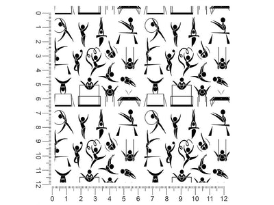 gymnastics practice sport 1ft x 1ft Craft Sheets