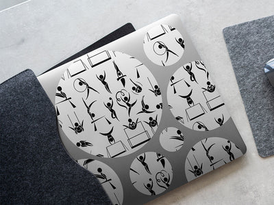 gymnastics practice sport DIY Laptop Stickers