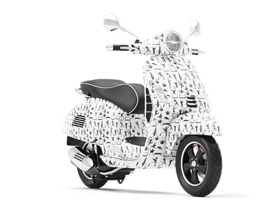 Gymnastics Practice Sport Vespa Scooter Wrap Film