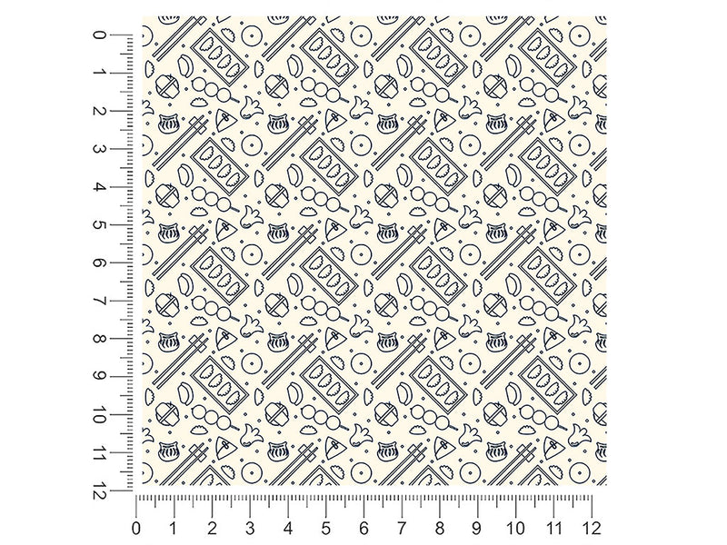 gyoza dinner japanese 1ft x 1ft Craft Sheets