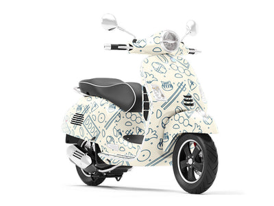 Gyoza Dinner Food Vespa Scooter Wrap Film