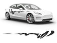 3M Black Haiku Body Graphic~Full Side Auto Decal Kit~0