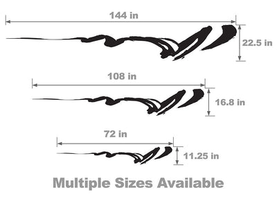 Haiku Vehicle Body Graphic Size Chart