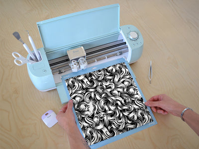 hairy ape abstract geometric Cricut Compatible Vinyl