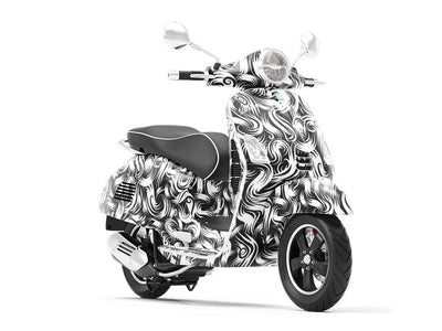 Hairy Ape Abstract Vespa Scooter Wrap Film