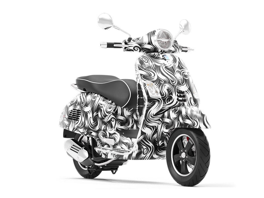Hairy Ape Abstract Vespa Scooter Wrap Film