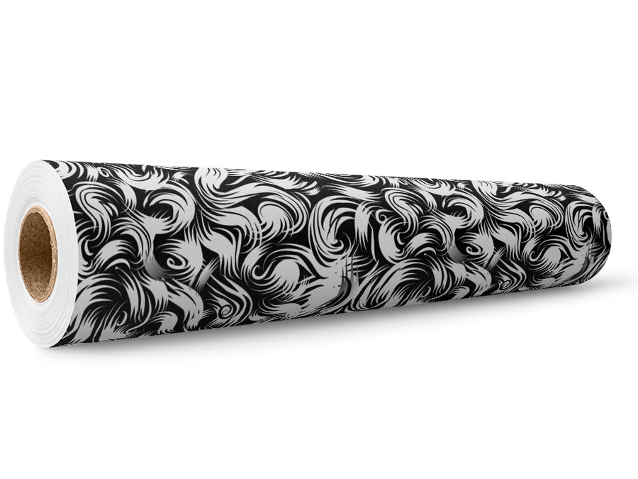 Hairy Ape Abstract Wrap Film Wholesale Roll~Rwraps Series 914 Digitally Printed Vinyl Roll~5