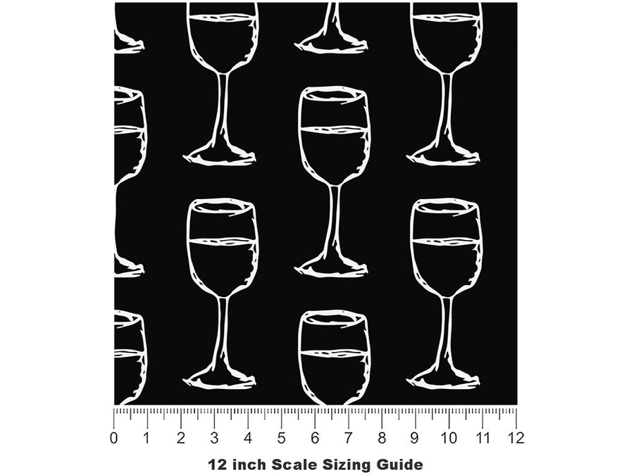 Half Full Alcohol Vinyl Film Pattern Size 12 inch Scale~Rwraps Half Full Alcohol Sizing Chart~2